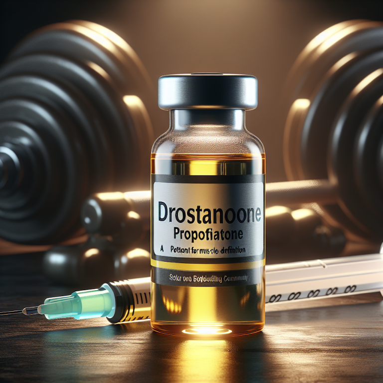 Drostanolone propionato: un potente alleato per la definizione muscolare