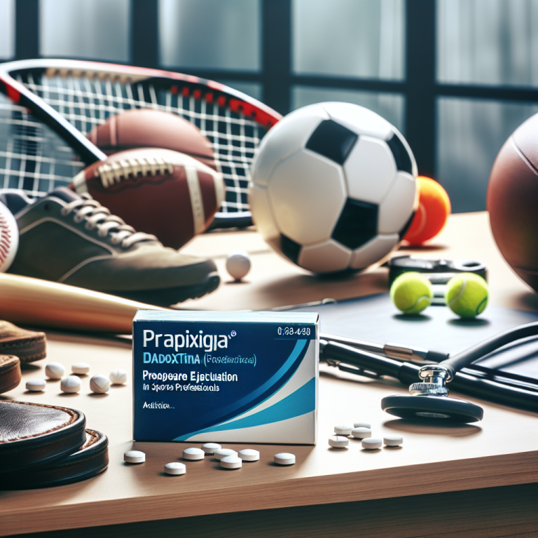 Utilizzo della Dapoxetina (Priligy) nel trattamento dell'eiaculazione precoce nei professionisti dello sport